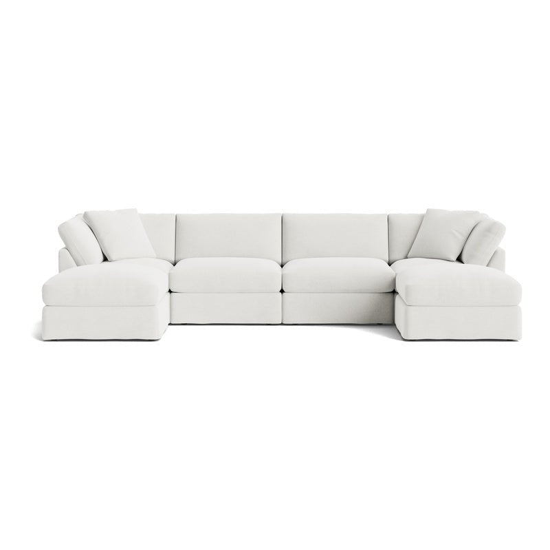 Canapé d'angle modulaire en U 6 pièces Get Together™, standard, sel marin