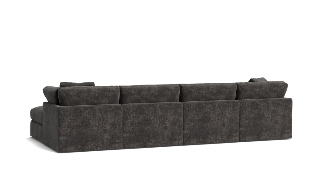 Canapé d'angle modulaire en U 6 pièces Get Together™, standard, couleur truffe