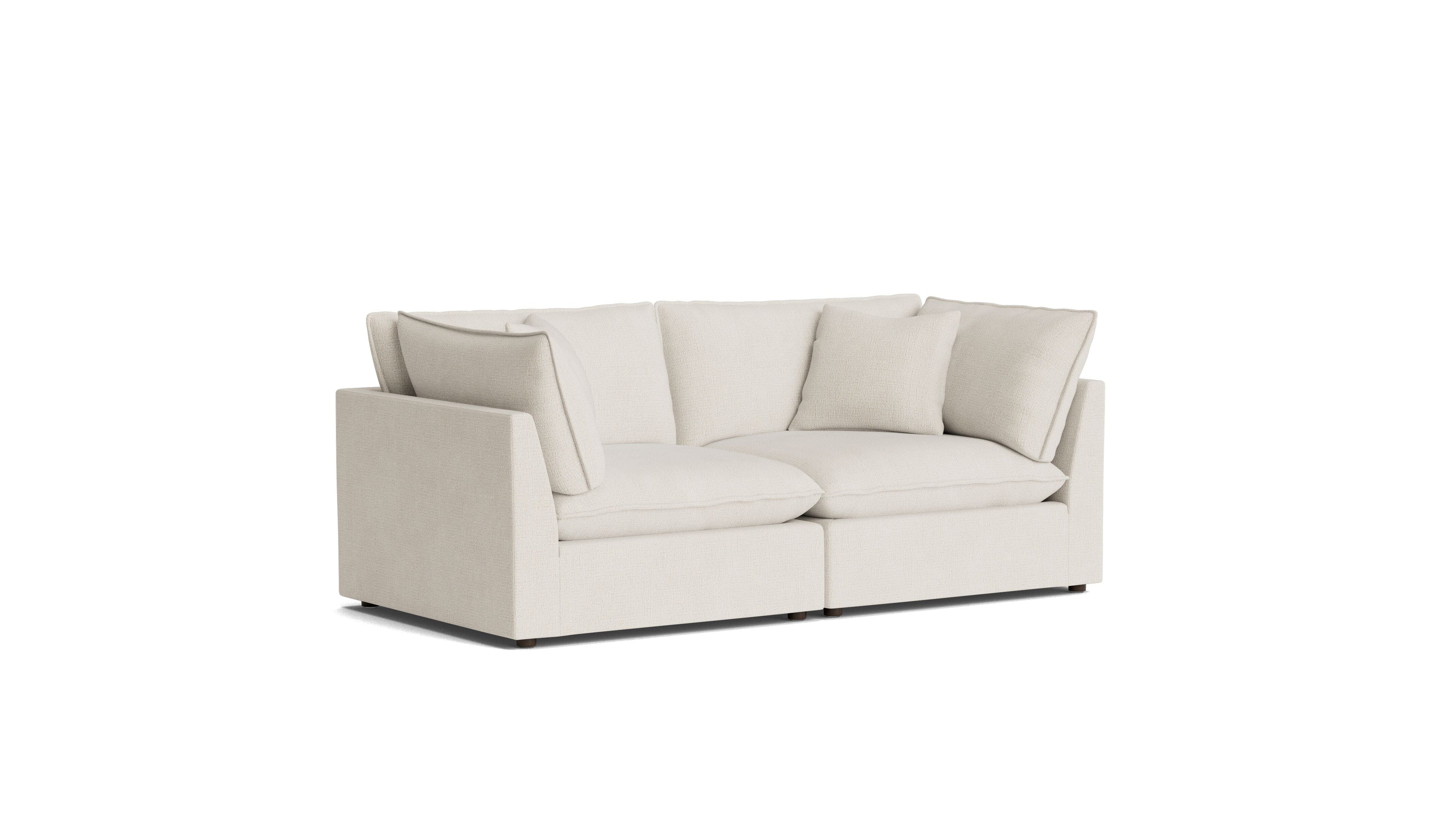 Canapé modulaire 2 pièces Chill Time, bouleau