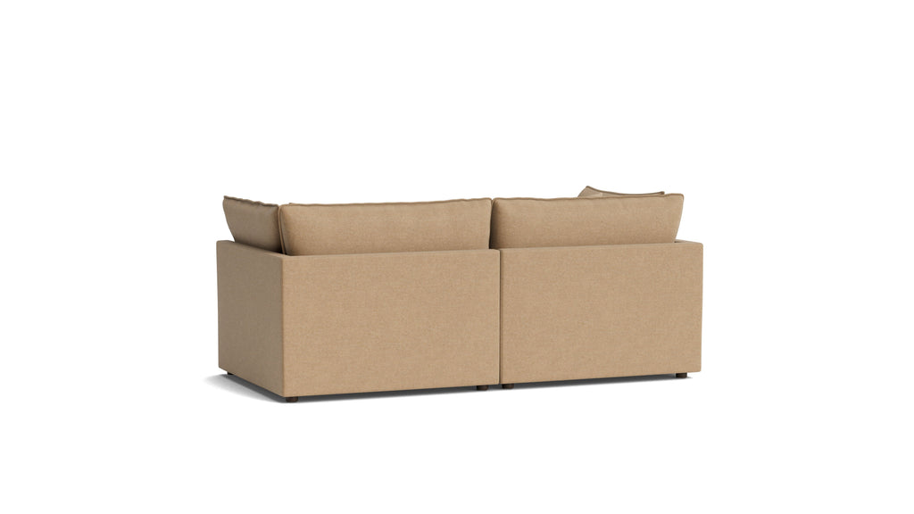 Canapé modulable 2 pièces Chill Time, noisette