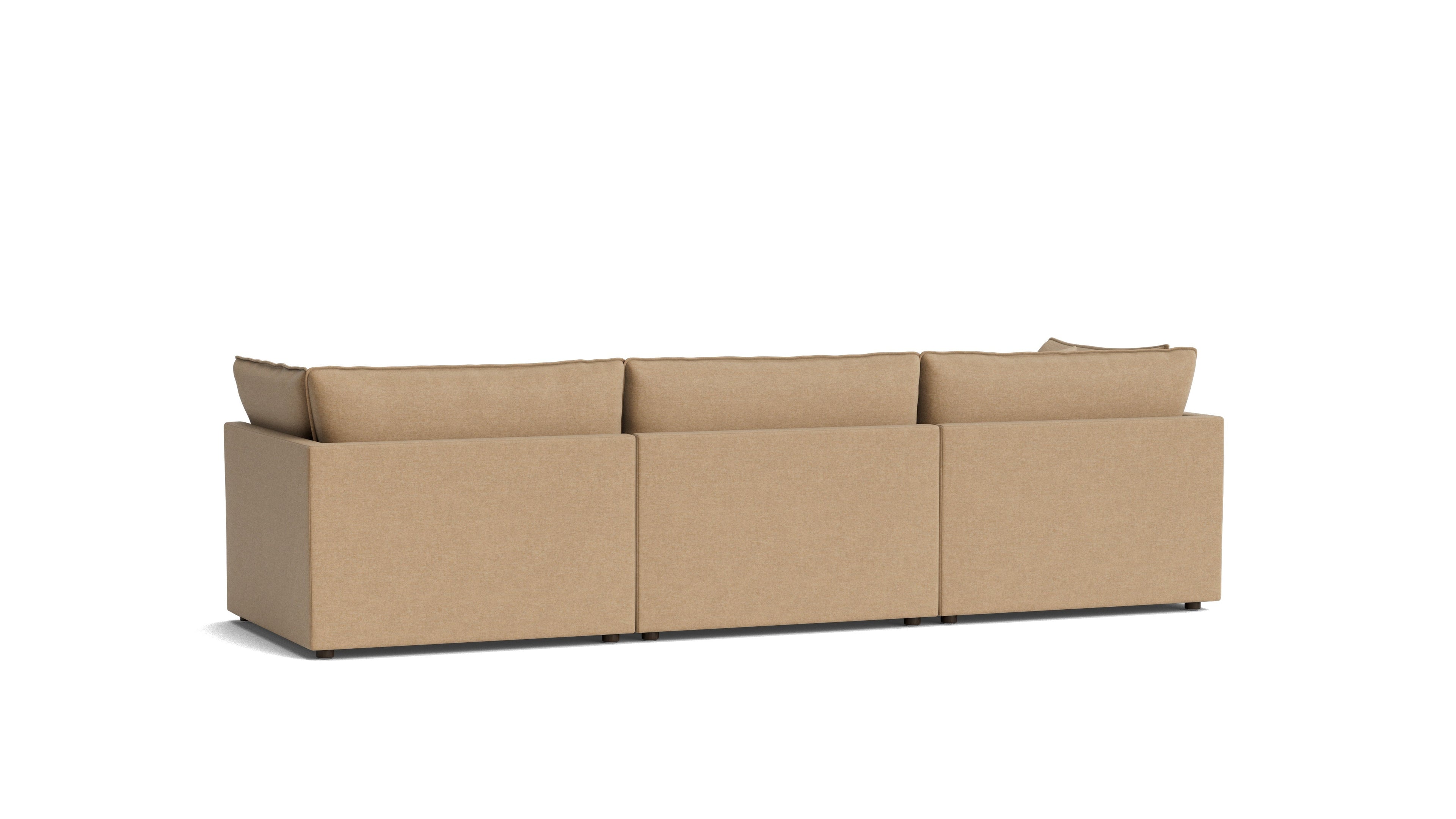 Canapé modulable 3 pièces Chill Time, noisette