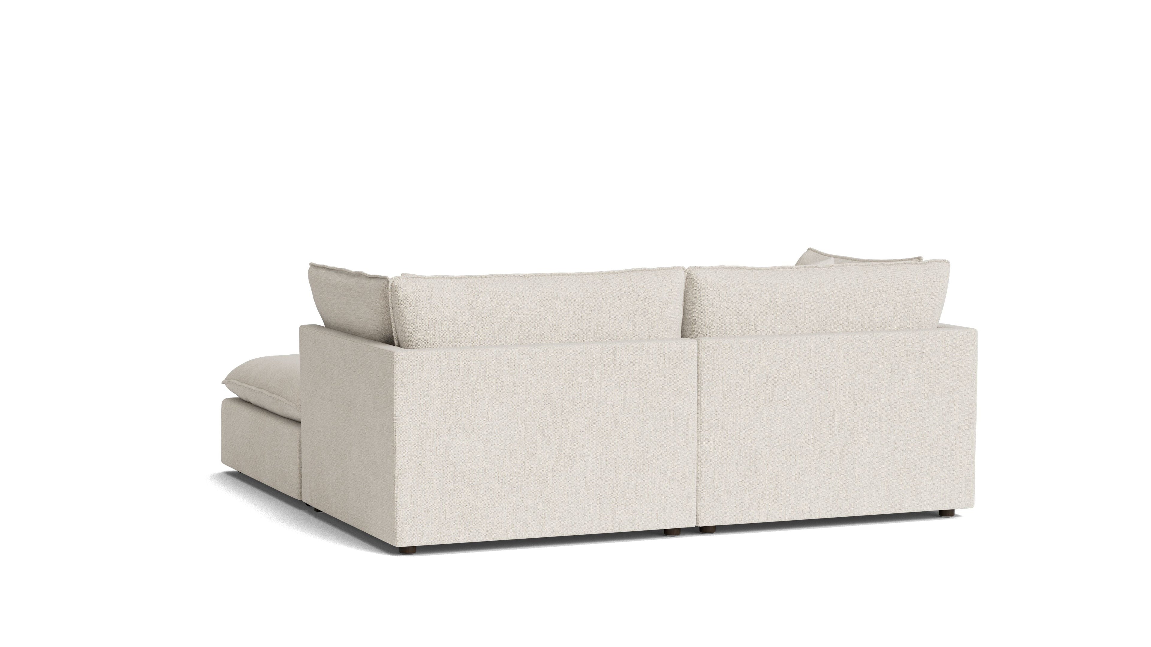 Canapé d'angle modulaire 3 pièces Chill Time, bouleau