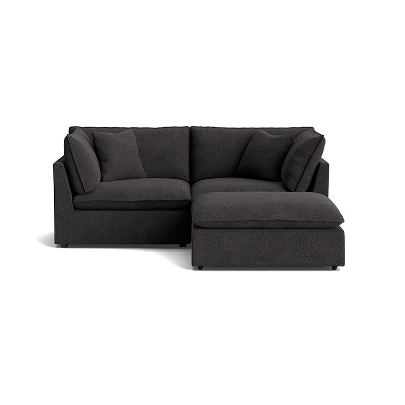 Canapé d'angle modulaire 3 pièces Chill Time, Dark Shadow