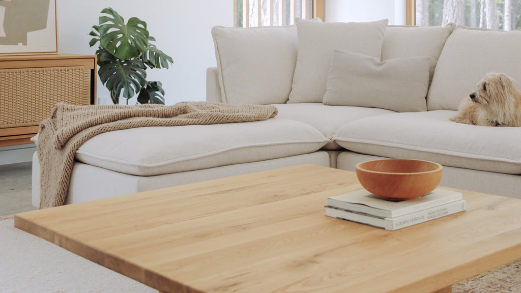 Canapé d'angle modulaire 3 pièces Chill Time, couleur bruyère