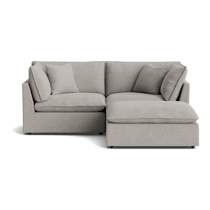 Canapé d'angle modulaire 3 pièces Chill Time, couleur bruyère