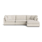 Canapé d'angle modulaire 4 pièces Chill Time, bouleau