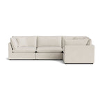 Canapé d'angle modulaire fermé 4 pièces Chill Time, bouleau