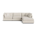 Canapé d'angle modulaire 5 pièces Chill Time, bouleau