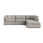 Canapé d'angle modulaire 5 pièces Chill Time, couleur bruyère