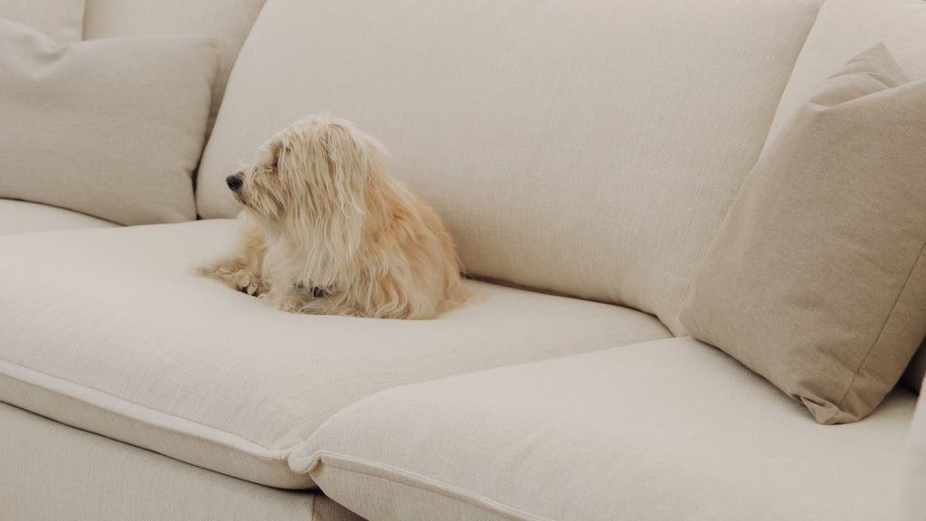 Canapé d'angle modulaire en forme de U 5 pièces Chill Time, bouleau