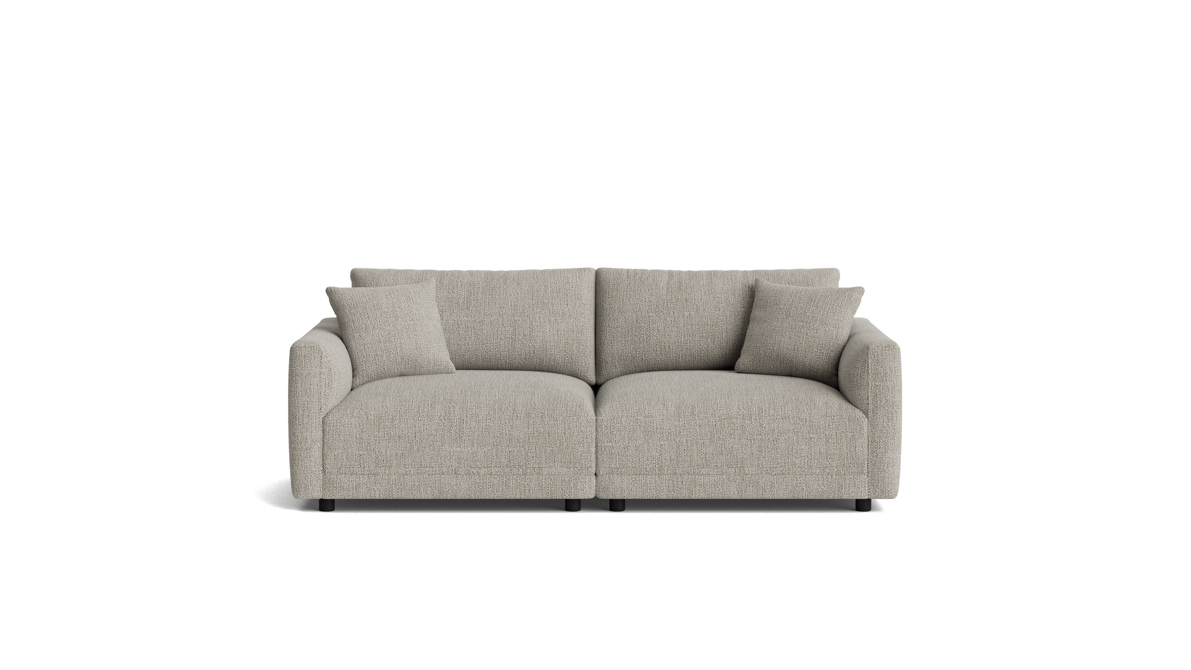 Canapé modulaire 2 pièces Soft Spot, couleur avoine