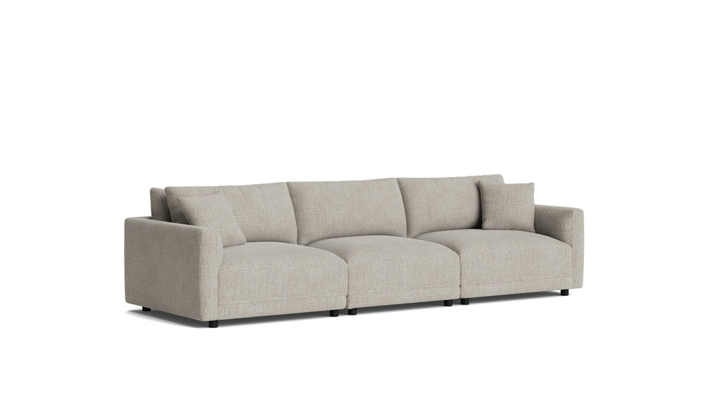 Canapé modulaire 3 pièces Soft Spot, couleur avoine