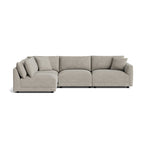 Canapé d'angle modulaire 4 pièces Soft Spot, couleur avoine