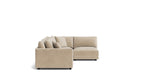 Canapé d'angle modulaire 4 pièces Soft Spot, coloris Noix de cajou