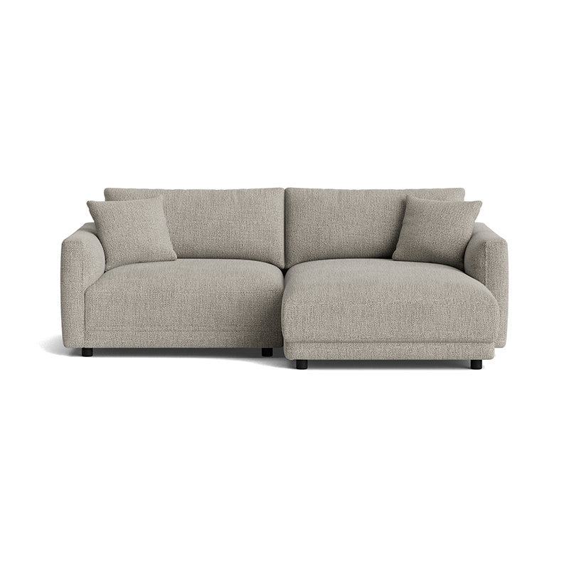 Canapé d'angle modulaire Soft Spot 2 pièces, côté droit, couleur avoine