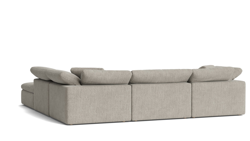 Canapé d'angle modulaire 5 pièces Movie Night™, grand modèle, couleur avoine