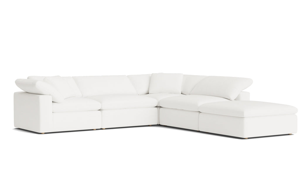 Canapé d'angle modulaire 5 pièces Movie Night™, grand modèle, Brie