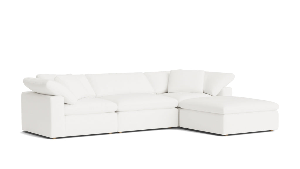 Canapé d'angle modulaire 4 pièces Movie Night™, grand modèle, Brie