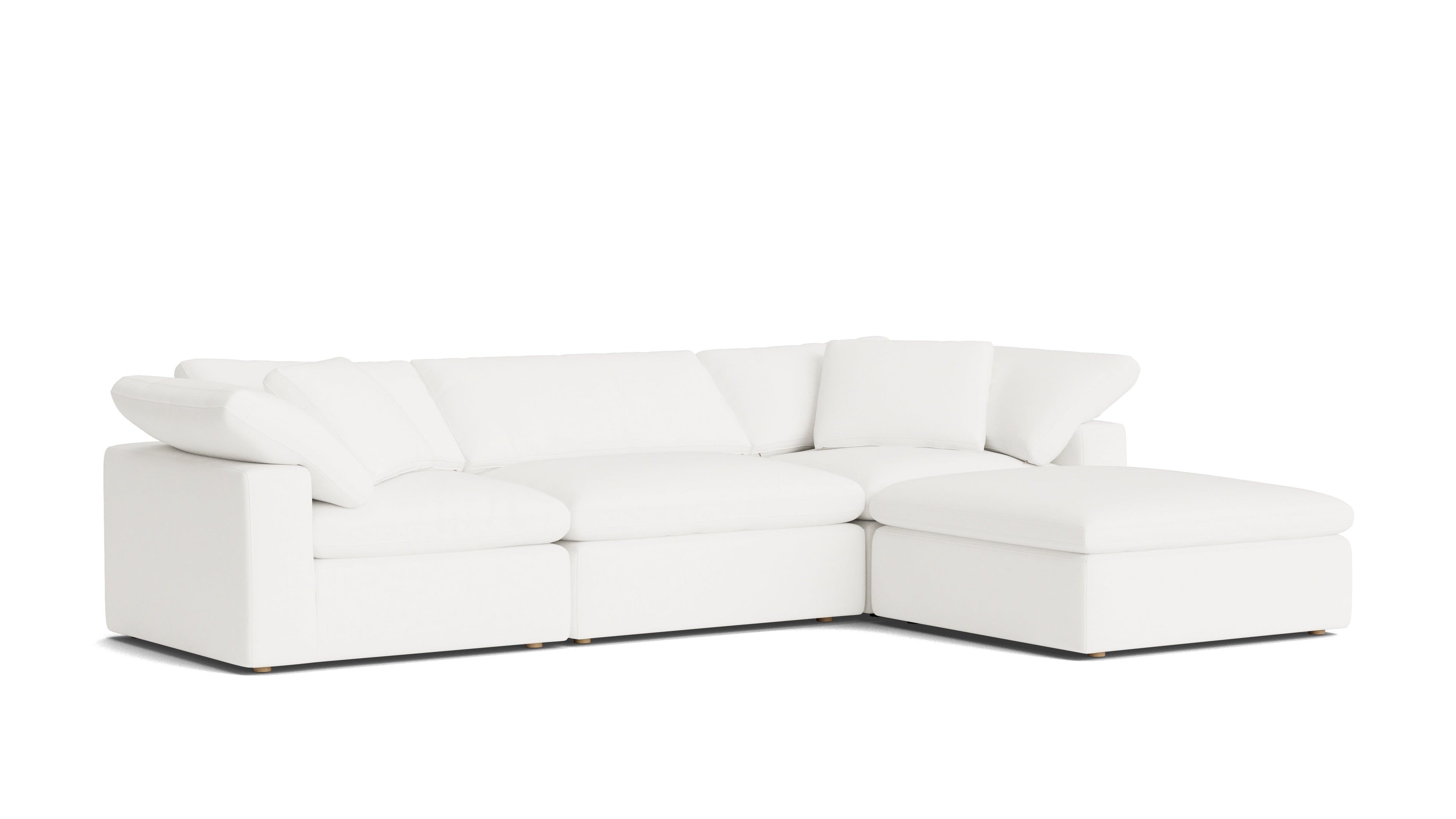 Canapé d'angle modulaire 4 pièces Movie Night™, grand modèle, Brie