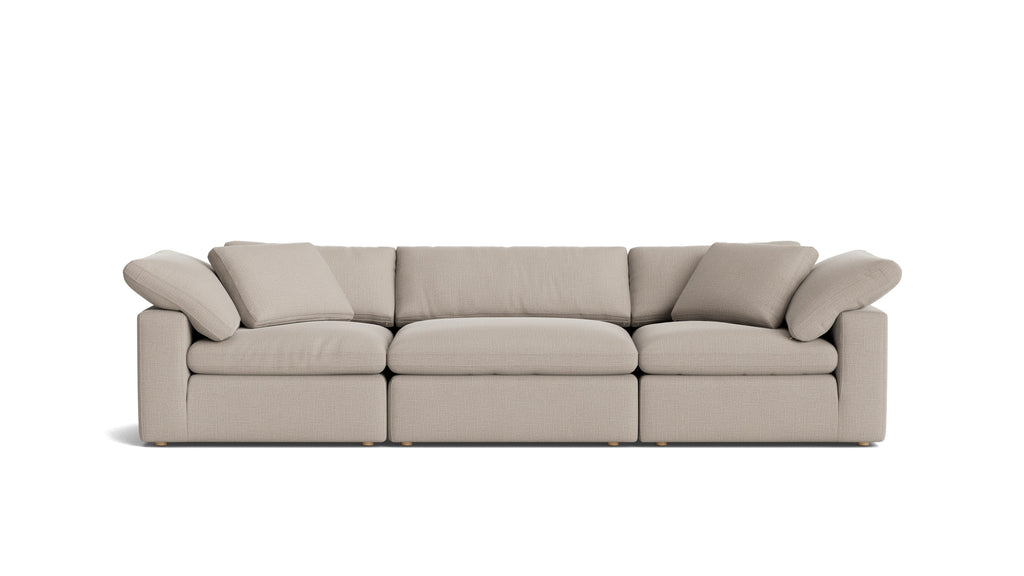 Canapé modulable 3 pièces Movie Night™, grand modèle, couleur galet clair