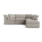 Canapé d'angle modulaire 5 pièces Movie Night™, standard, couleur avoine