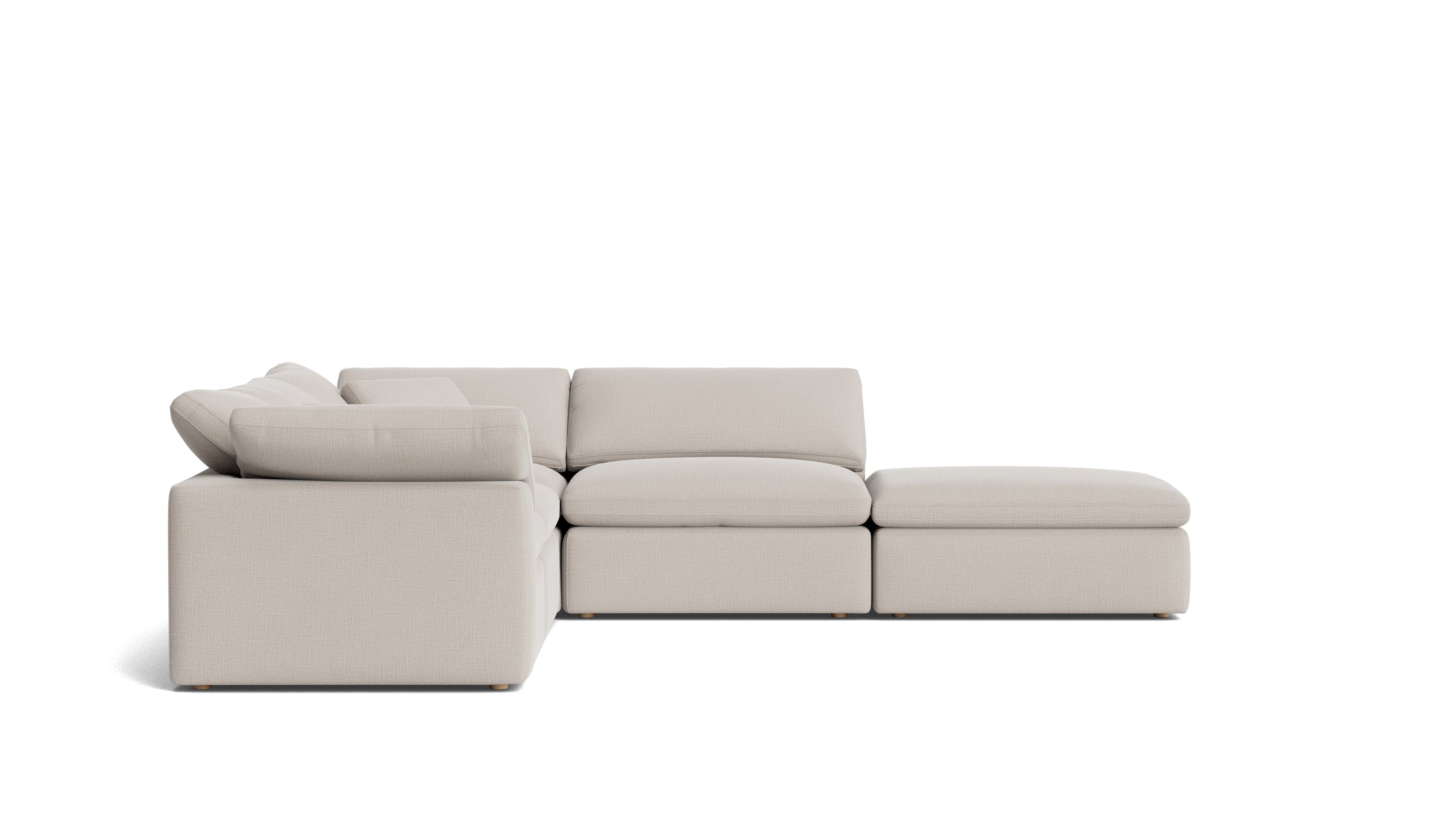 Canapé d'angle modulaire 5 pièces Movie Night™, standard, couleur argile