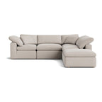 Canapé d'angle modulaire 5 pièces Movie Night™, standard, couleur argile