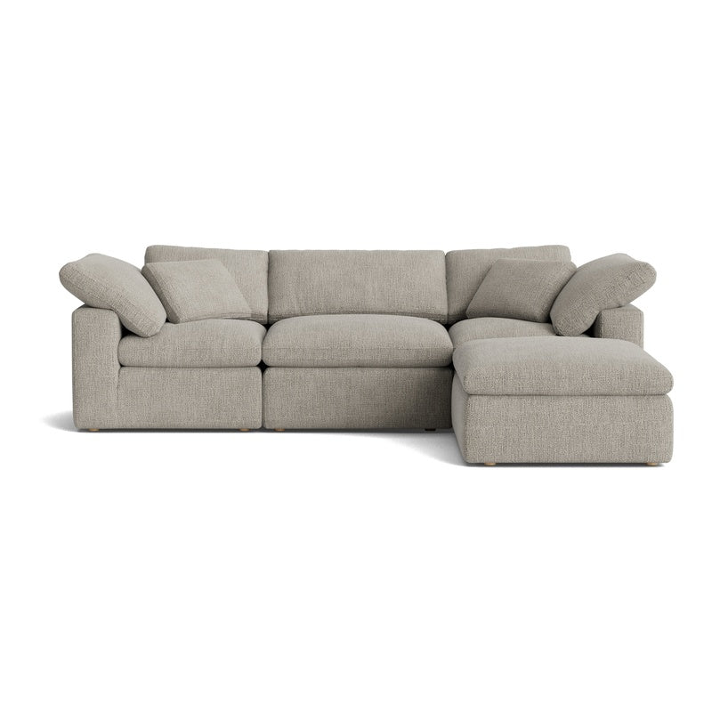 Canapé d'angle modulaire 4 pièces Movie Night™, standard, couleur avoine