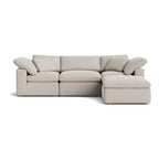 Canapé d'angle modulaire 4 pièces Movie Night™, standard, couleur argile