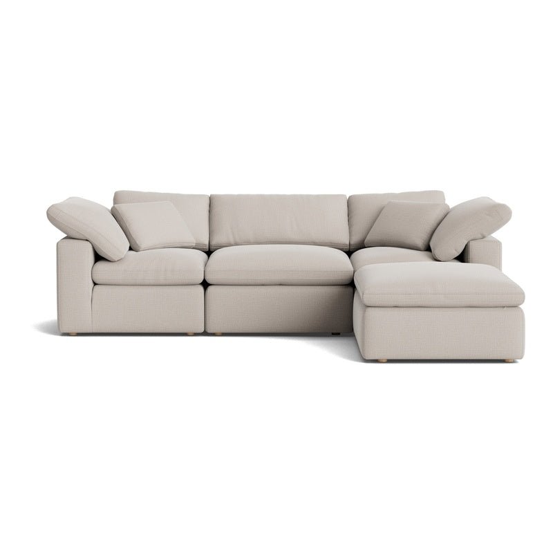 Canapé d'angle modulaire 4 pièces Movie Night™, standard, couleur argile