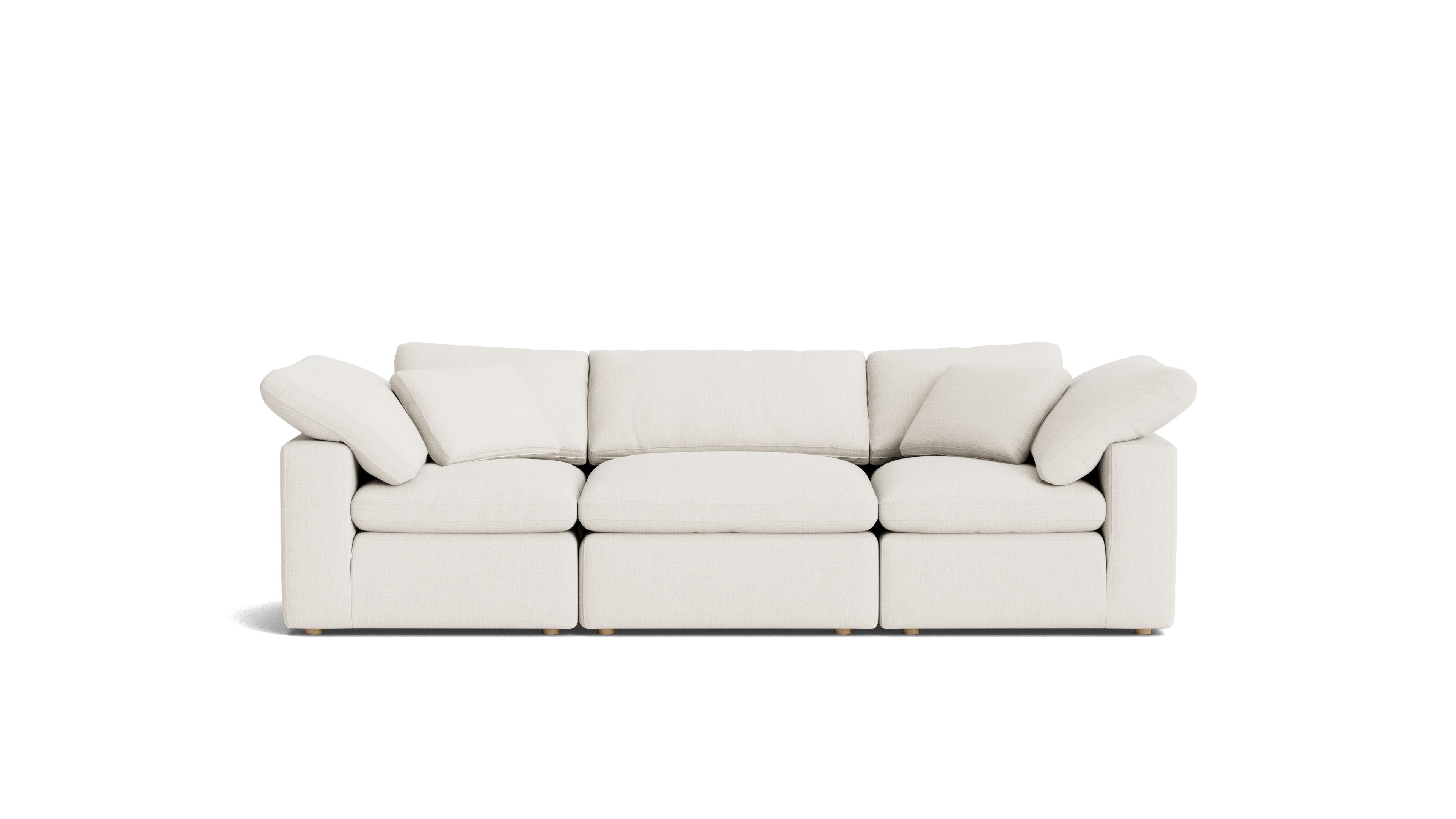 Canapé modulable 3 pièces Movie Night™, standard, lin crème