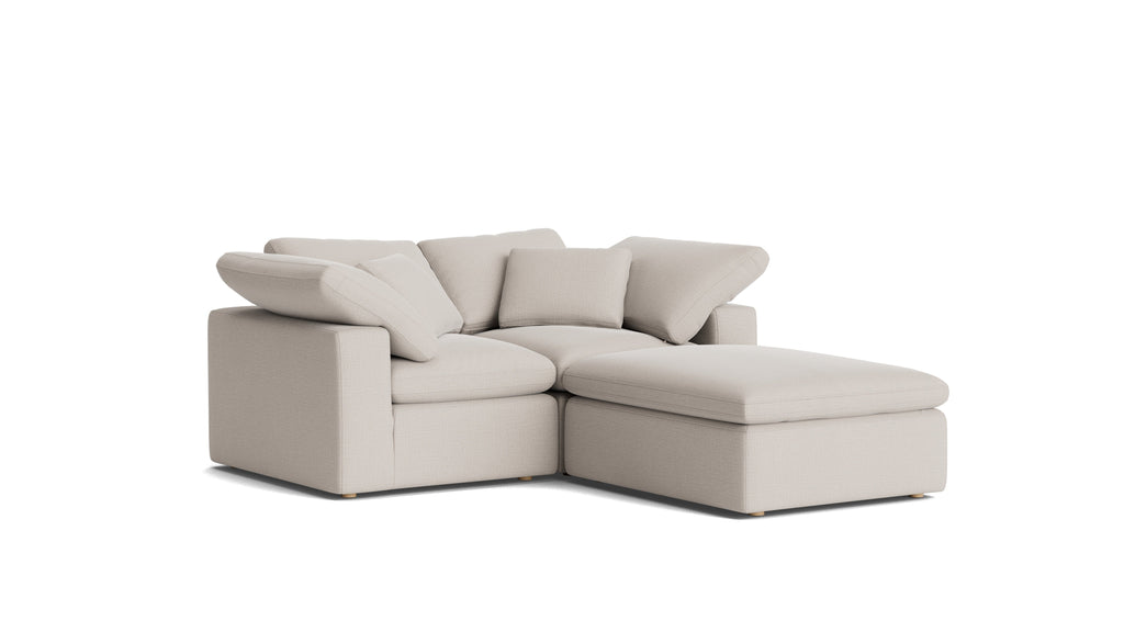 Canapé d'angle modulaire 3 pièces Movie Night™, standard, couleur argile