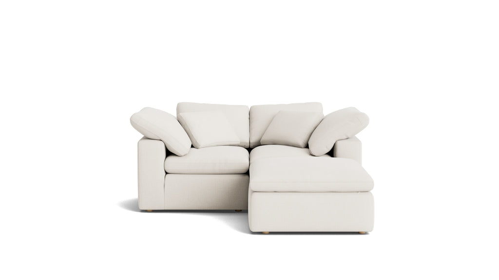 Canapé d'angle modulaire 3 pièces Movie Night™, standard, lin crème