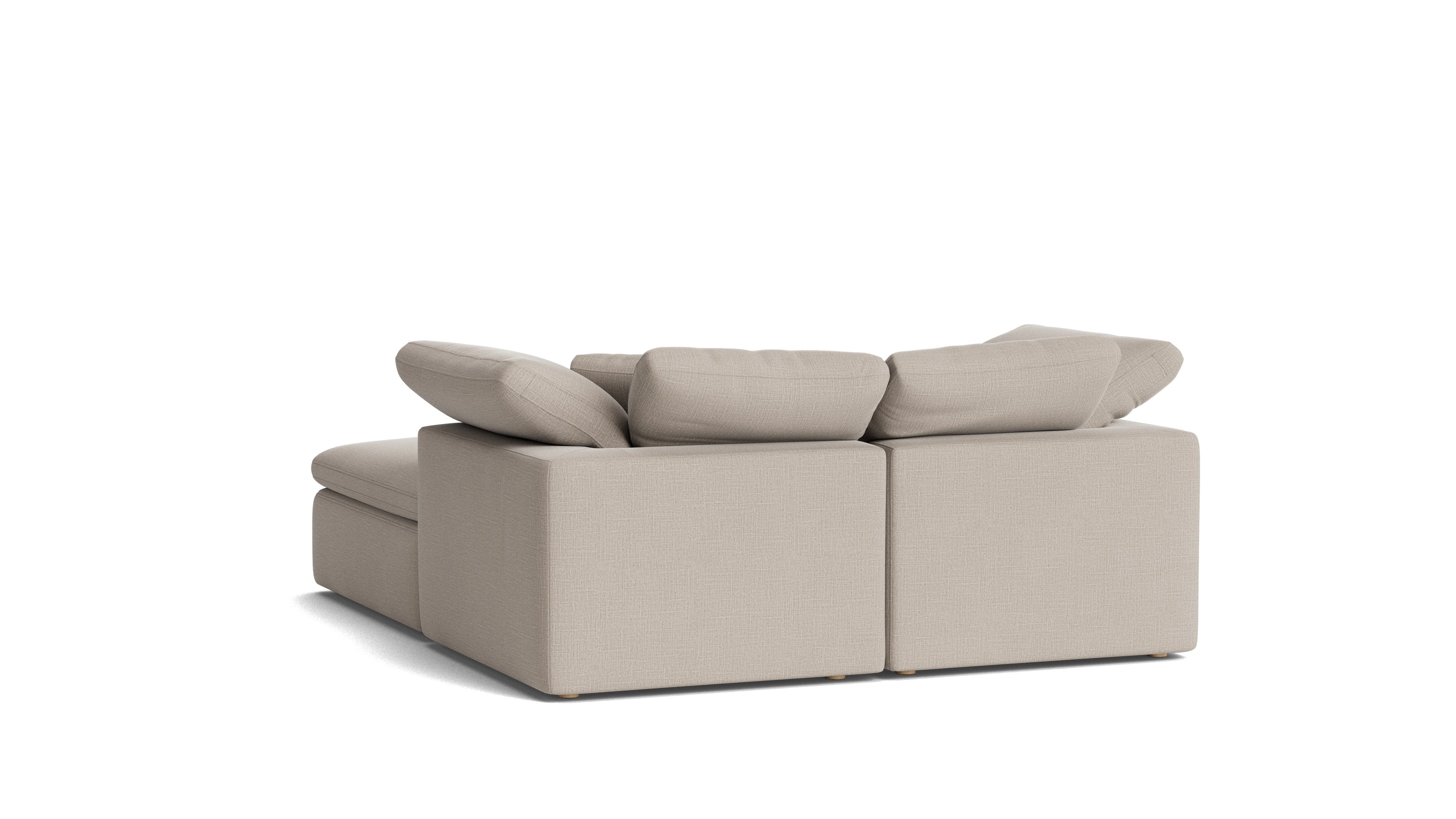 Canapé d'angle modulaire 3 pièces Movie Night™, Standard, Gris clair