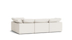 Canapé d'angle modulaire 4 pièces Movie Night™ fermé, standard, lin crème