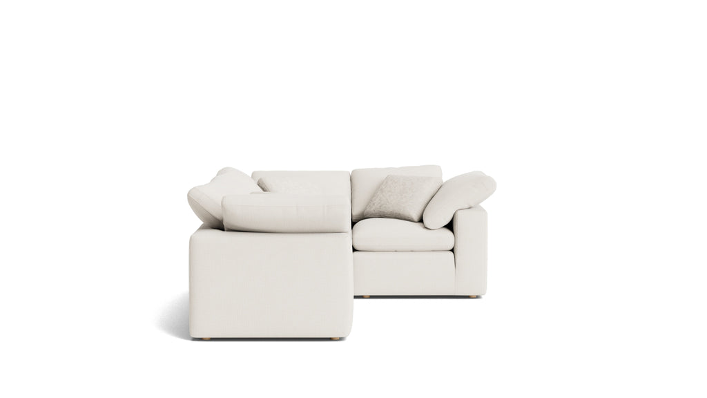 Canapé d'angle modulaire 4 pièces Movie Night™ fermé, standard, lin crème