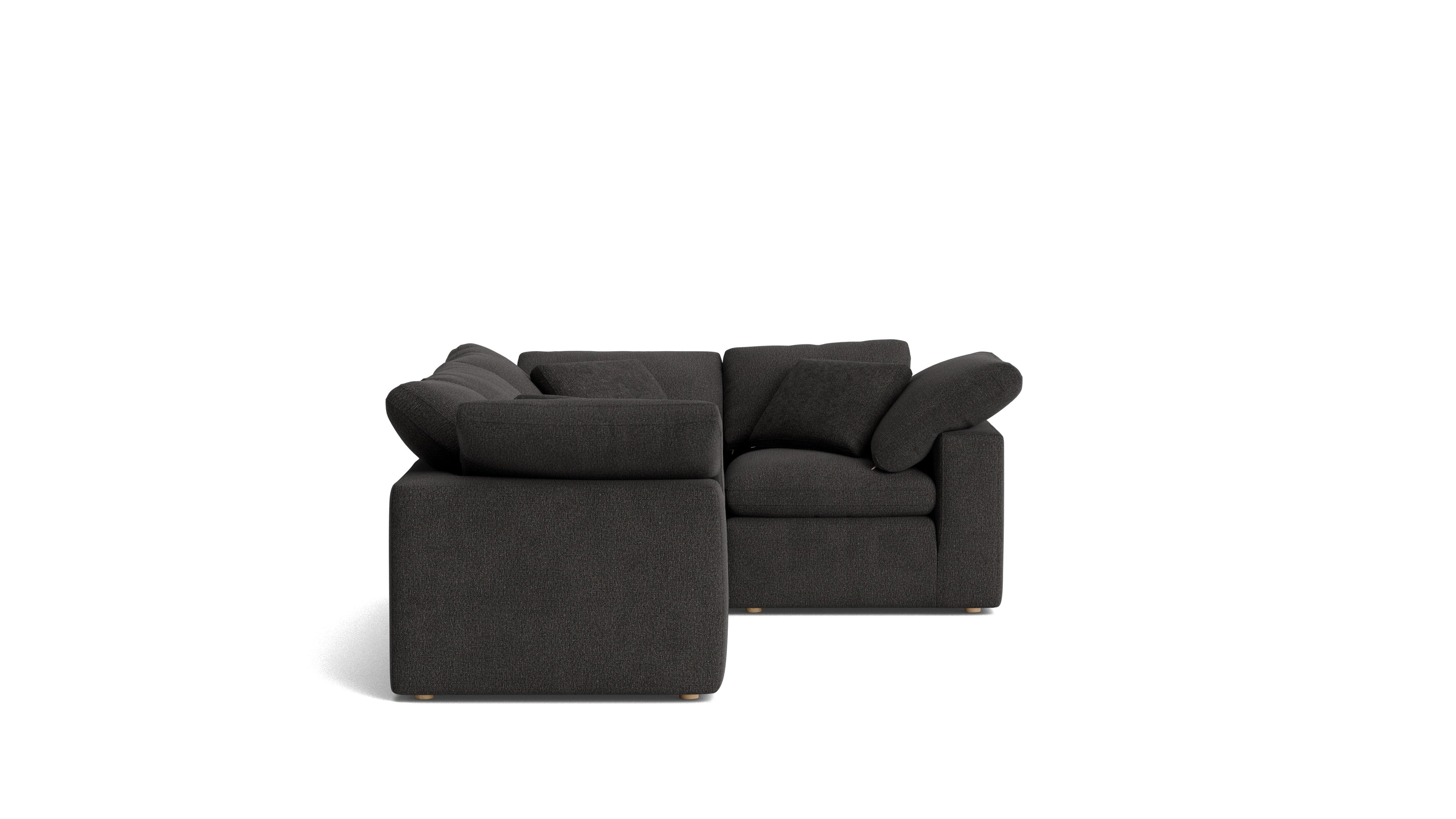 Canapé d'angle modulaire 4 pièces Movie Night™ fermé, standard, Dark Shadow