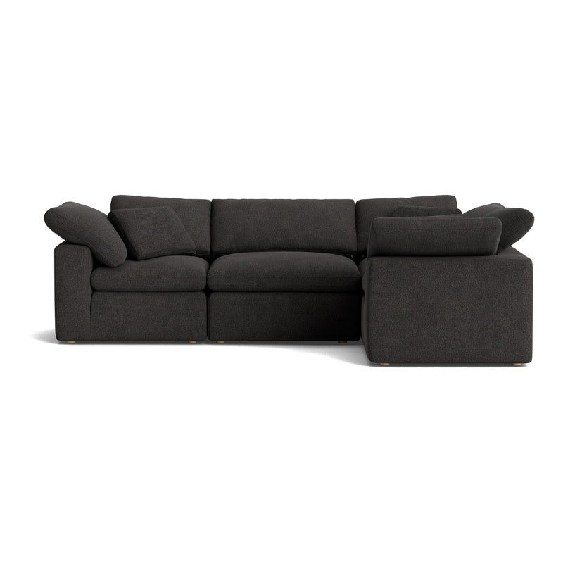 Canapé d'angle modulaire 4 pièces Movie Night™ fermé, standard, Dark Shadow