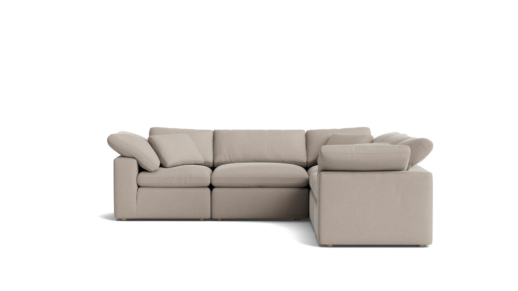 Canapé d'angle modulaire 5 pièces Movie Night™ fermé, standard, couleur galet clair