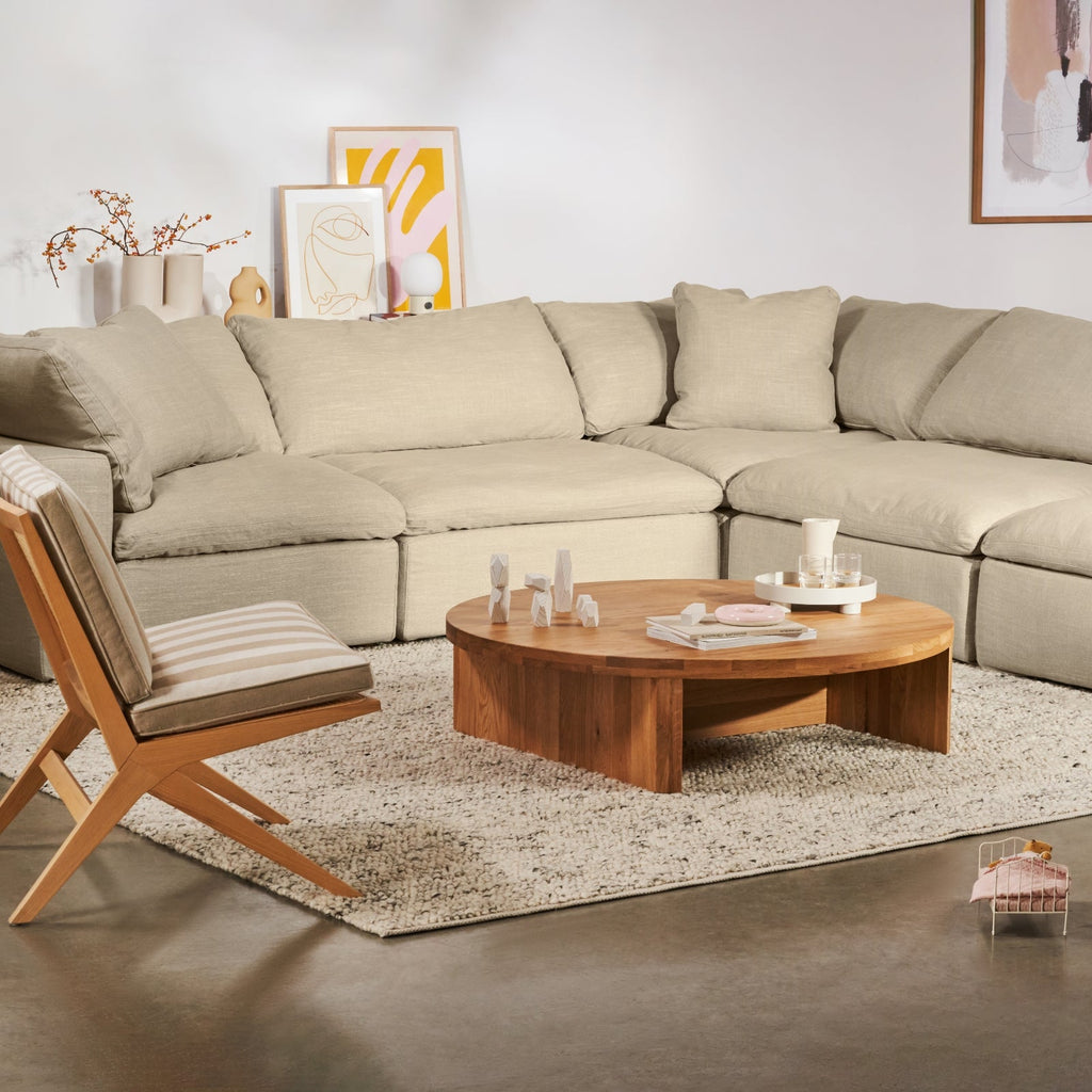 Canapé d'angle modulaire 5 pièces Movie Night™ fermé, standard, couleur galet clair