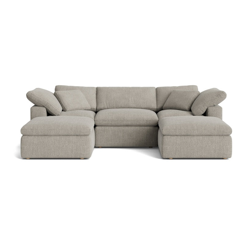 Canapé d'angle modulaire en forme de U 5 pièces Movie Night™, standard, couleur avoine