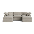 Canapé d'angle modulaire en forme de U 5 pièces Movie Night™, standard, couleur avoine