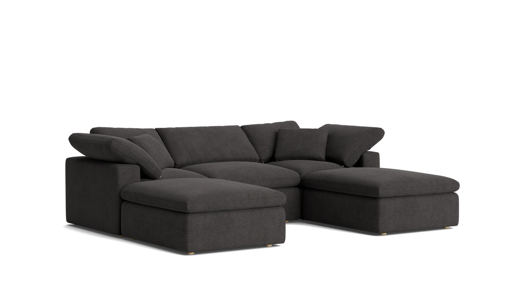 Canapé d'angle modulaire en U 5 pièces Movie Night™, Standard, Dark Shadow