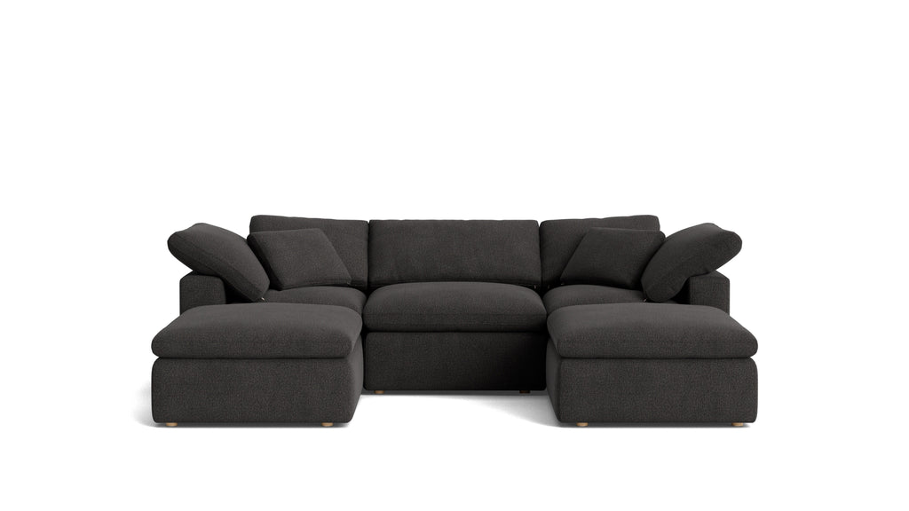 Canapé d'angle modulaire en U 5 pièces Movie Night™, Standard, Dark Shadow