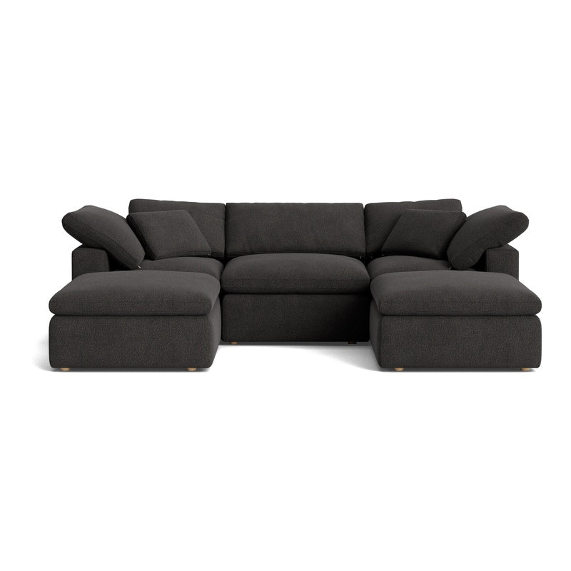 Canapé d'angle modulaire en U 5 pièces Movie Night™, Standard, Dark Shadow