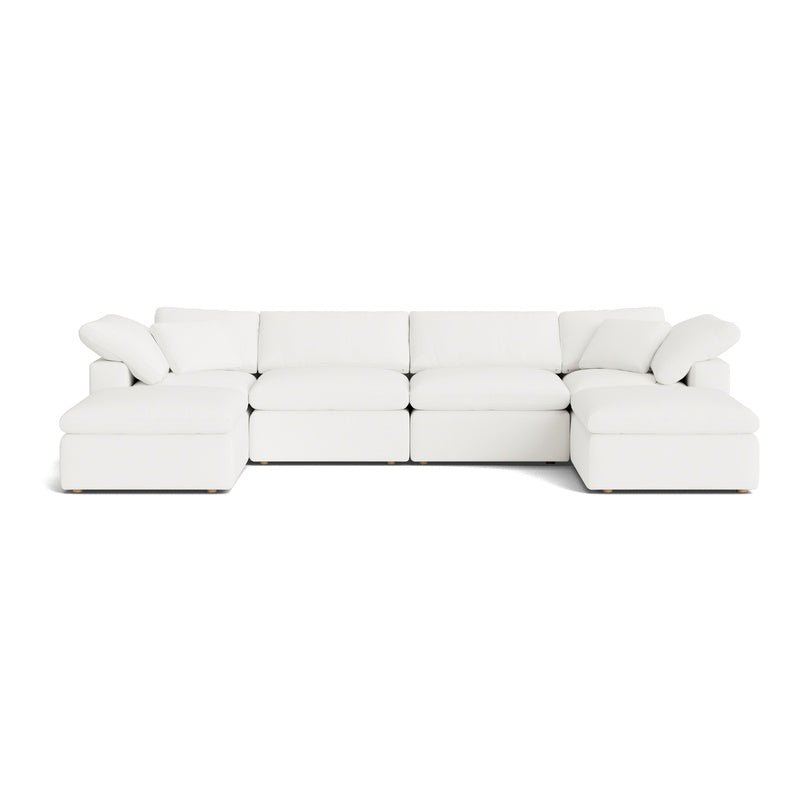 Canapé d'angle modulaire en U 6 pièces Movie Night™, Standard, Brie