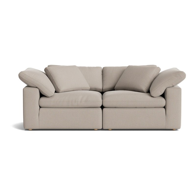 Canapé modulable 2 pièces Movie Night™, grand modèle, couleur galet clair