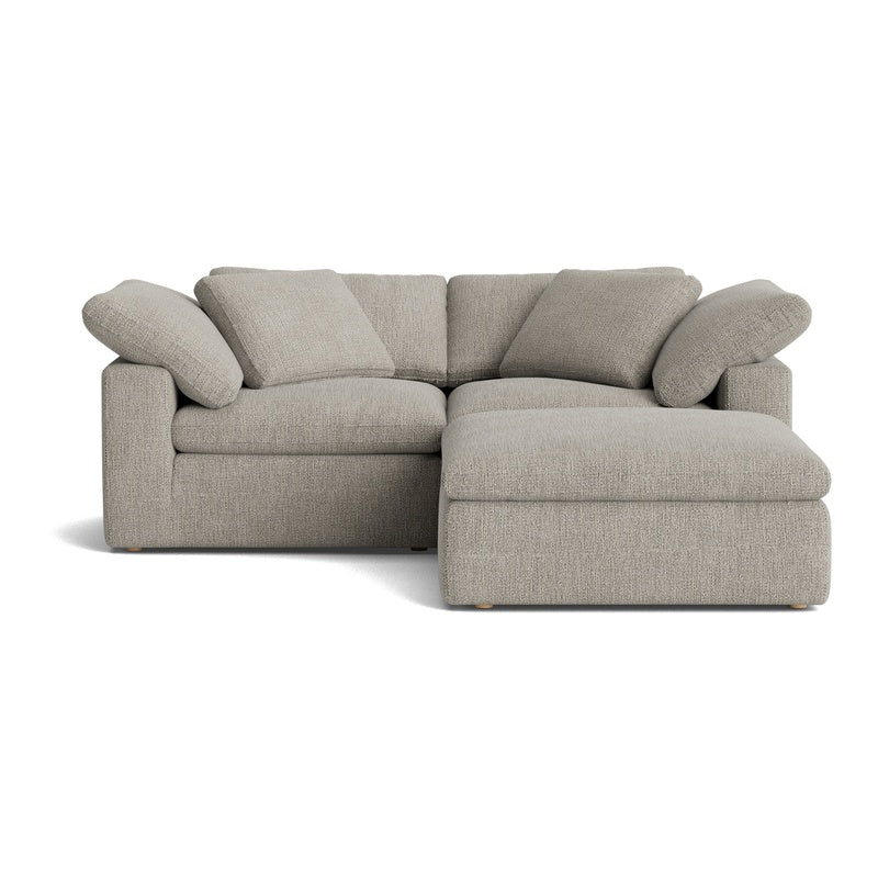 Canapé d'angle modulaire 3 pièces Movie Night™, grand modèle, couleur avoine