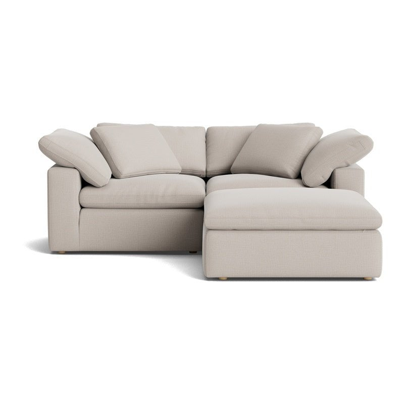 Canapé d'angle modulaire 3 pièces Movie Night™, grand modèle, couleur argile