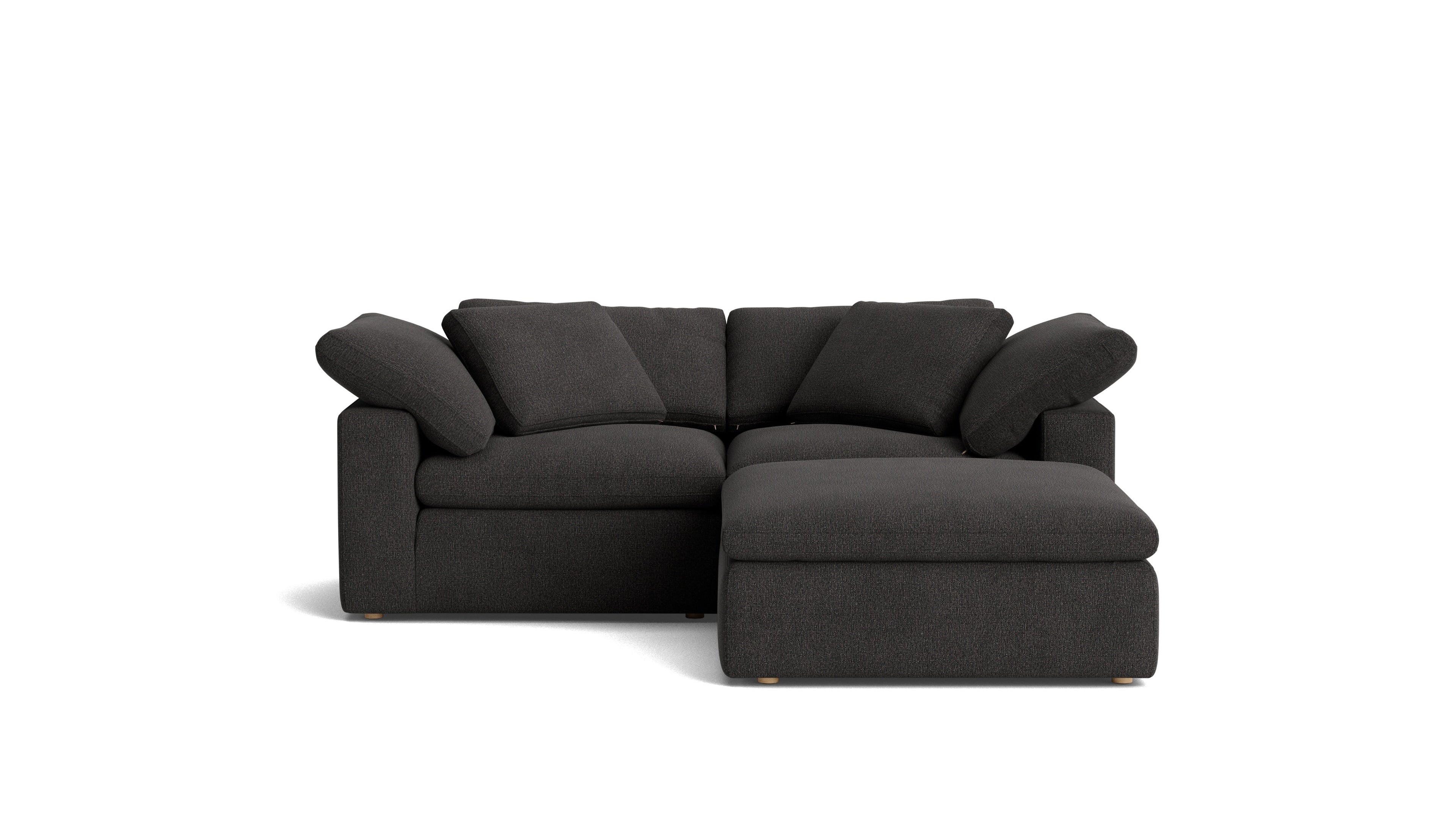 Canapé d'angle modulaire 3 pièces Movie Night™, grand modèle, couleur Dark Shadow